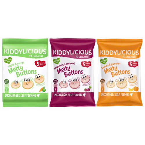 Bánh gạo cúc áo Kiddylicious Melty Buttons 30g